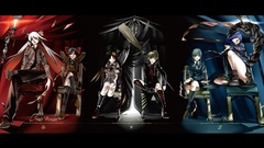 Anime girls fujiwara no mokou kochiya sanae hakurei reimu 