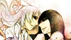 Anime girls fujiwara no mokou touhou houraisan kaguya video 