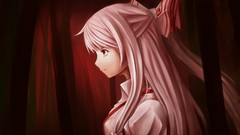 Anime girls fujiwara no mokou touhou video games
