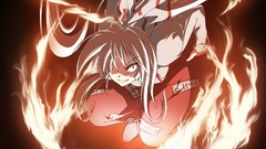 Anime girls fujiwara no mokou touhou video games