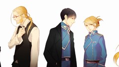 Anime girls fullmetal alchemist riza hawkeye elric edward 