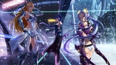 Anime girls futuristic original characters