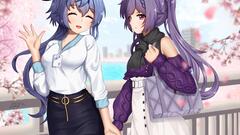 anime girls Genshin Impact keqing (genshin impact)