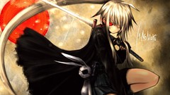 Anime girls girls with swords Hinomaru (Kotoba)