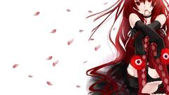 Anime girls gloves redheads