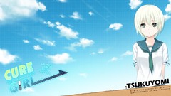 Anime girls green eyes short hair green hair seifuku sailor 