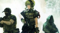 Anime girls green eyes steins gate Amane Suzuha