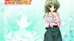 Anime girls green hair oshiki hitoshi kamikaze explorer aqua 