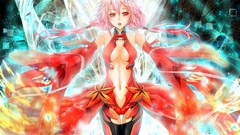 Anime girls guilty crown yuzuriha inori