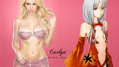 Anime girls guilty crown yuzuriha inori Simple Background 