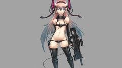 Anime girls Guns pixiv