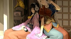 Anime girls hair ornaments