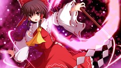 Anime girls hakurei reimu touhou
