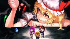 Anime girls hakurei reimu touhou flandre scarlet kirisame 