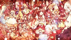 Anime girls hakurei reimu touhou izayoi sakuya kirisame marisa 