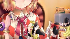 Anime girls hakurei reimu touhou kirisame marisa alice 