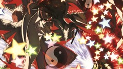 Anime girls hakurei reimu touhou kirisame marisa video games