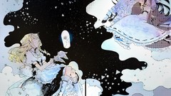 Anime girls hakurei reimu touhou kirisame marisa video games