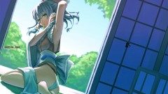 Anime girls hakurei reimu touhou miko video games