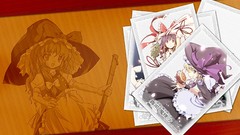 Anime girls hakurei reimu touhou shameimaru aya kirisame marisa