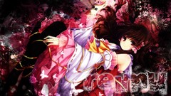Anime girls hakurei reimu touhou video games