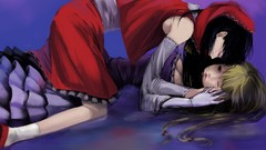 Anime girls hakurei reimu touhou yakumo yukari video games