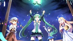 Anime girls hatsune miku suzumiya haruhi vocaloid ia touhou 