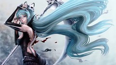 Anime girls hatsune miku vocaloid