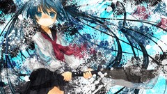 Anime girls hatsune miku vocaloid