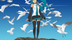Anime girls hatsune miku vocaloid