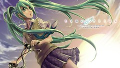 Anime girls hatsune miku vocaloid
