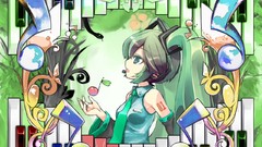 Anime girls hatsune miku vocaloid