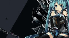 Anime girls hatsune miku vocaloid