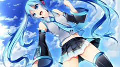 Anime girls hatsune miku vocaloid