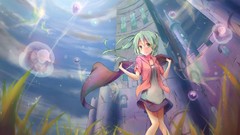 Anime girls hatsune miku vocaloid