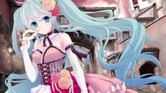 Anime girls hatsune miku vocaloid