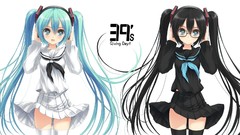Anime girls hatsune miku vocaloid