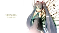 Anime girls hatsune miku vocaloid bare shoulders detached 