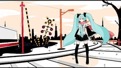 Anime girls hatsune miku vocaloid detached sleeves