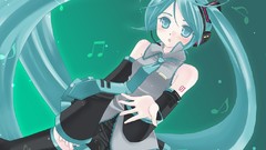 Anime girls hatsune miku vocaloid detached sleeves