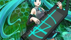 Anime girls hatsune miku vocaloid detached sleeves