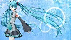 Anime girls hatsune miku vocaloid detached sleeves