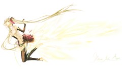 Anime girls hatsune miku vocaloid detached sleeves thigh highs