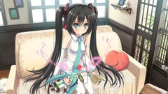Anime girls hatsune miku vocaloid hachune miku Vocaloid Fanmade
