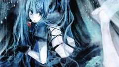 Anime girls hatsune miku vocaloid lollipops