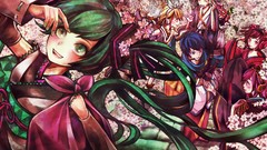 Anime girls hatsune miku vocaloid megurine luka kagamine len 