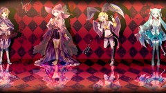 Anime girls hatsune miku vocaloid megurine luka kagamine rin 