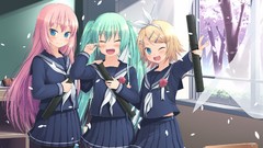 Anime girls hatsune miku vocaloid megurine luka kagamine rin