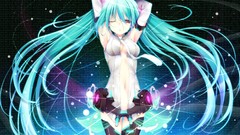 Anime girls hatsune miku vocaloid miku append soft shading 