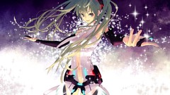 Anime girls hatsune miku vocaloid miku append twintails 